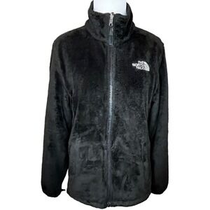 The North Face Osito Women's Fleece Jacket Black Size‎ Small Soft Plush Zip Up
